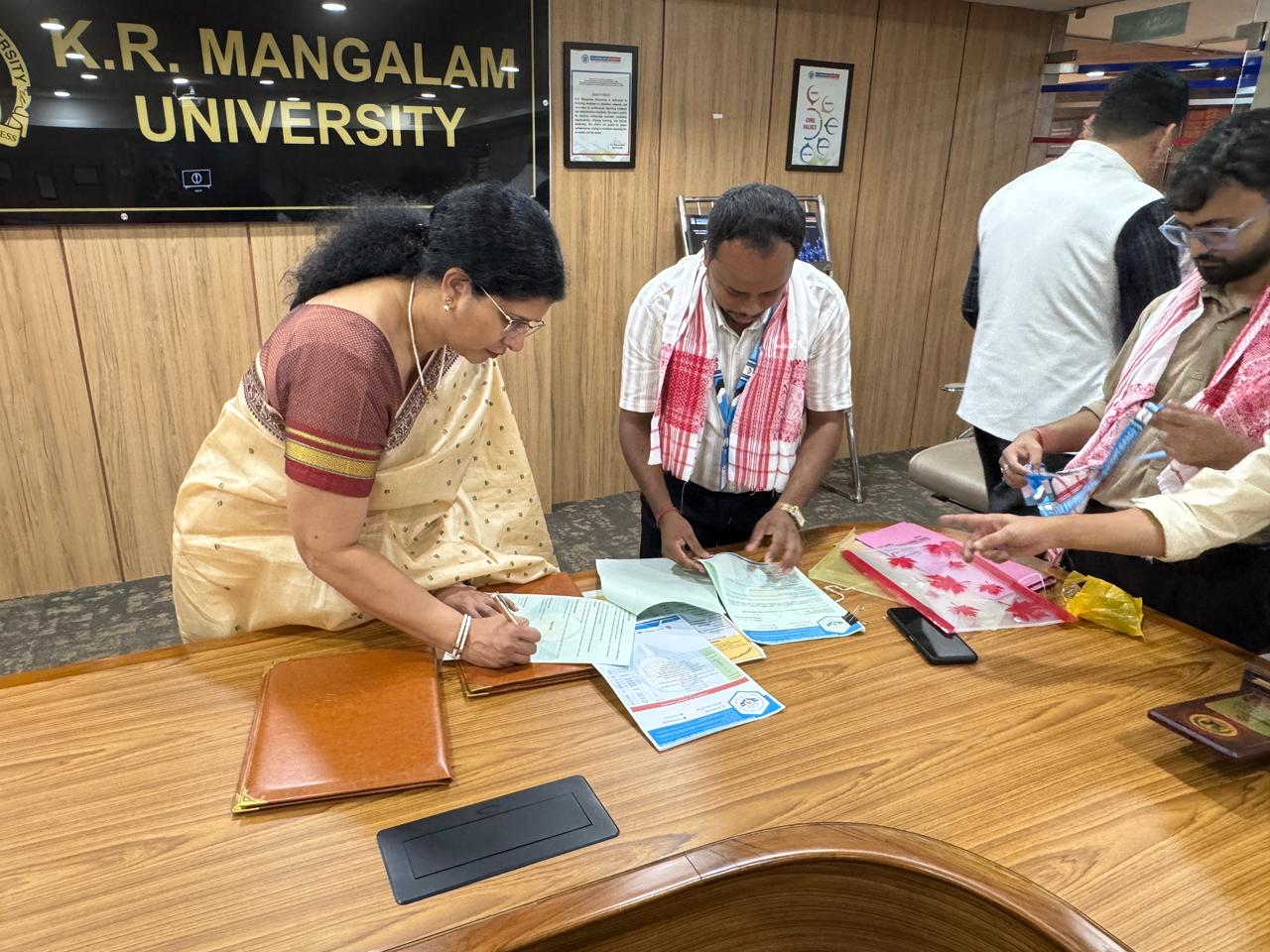 CFAC MoU Signing with K R Mangalam University
